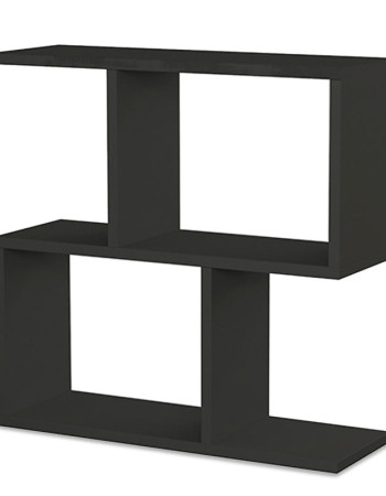 Βοηθητικό τραπέζι Homemania pakoworld χρώμα ανθρακί 60x20x60εκ